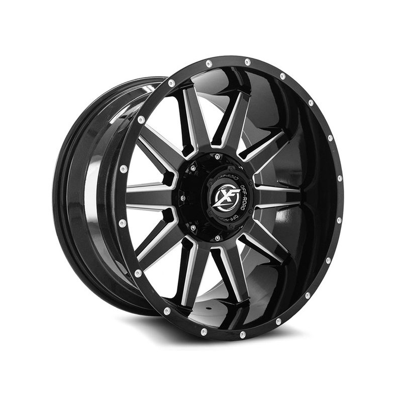 XF Offroad Milled Gloss Black XF-219 Wheels | RealTruck