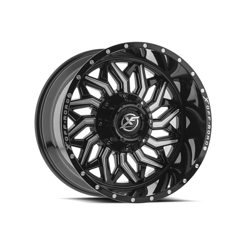 XF Offroad Milled Gloss Black XF-228 Wheels | RealTruck