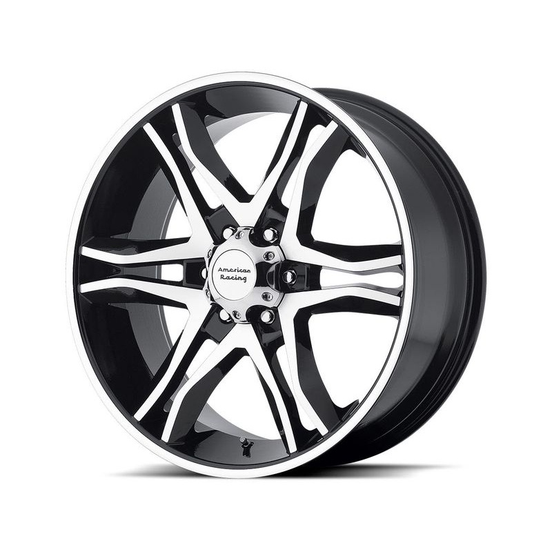 American Racing Machined Black AR893 Mainline Wheels | RealTruck