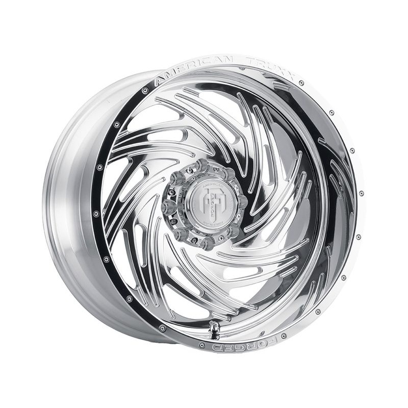 American Truxx Forged Polished ATF-1911 Twisted Wheels | RealTruck