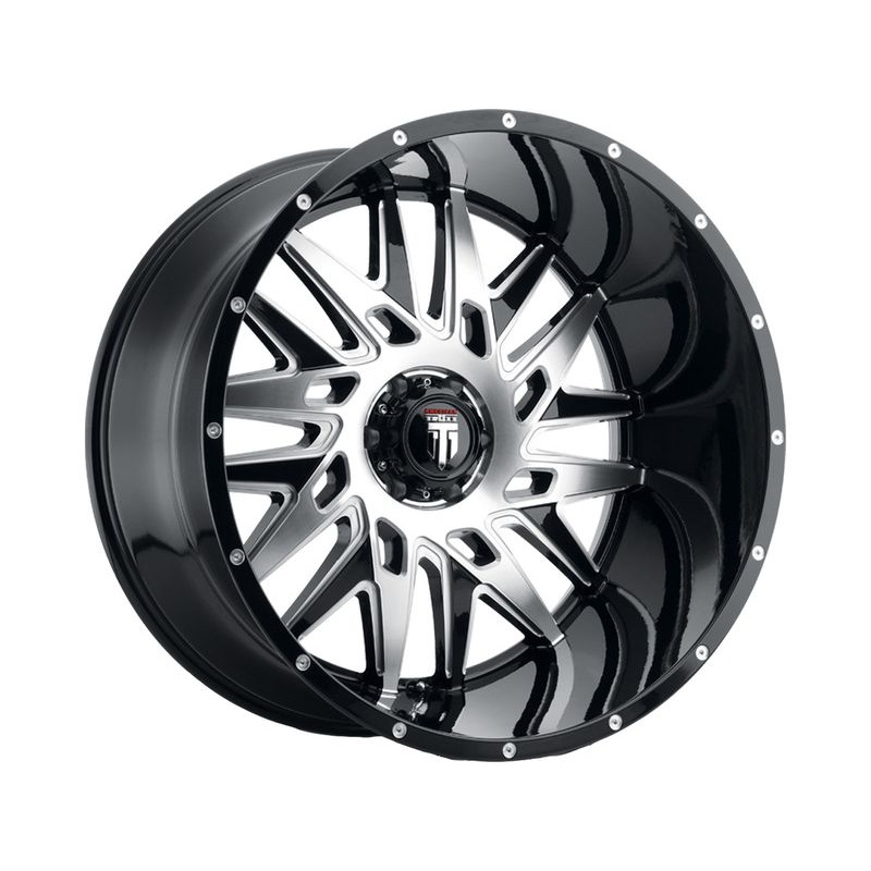 American Truxx Machined Gloss Black AT-184 DNA Wheels | RealTruck
