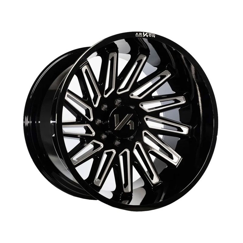 Arkon Off-Road Milled Gloss Black Armstrong Wheels | RealTruck
