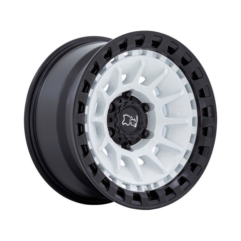 Black Rhino White Barrage Wheels | RealTruck