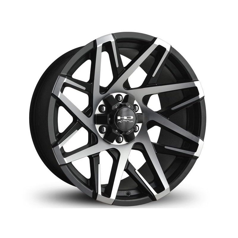 HD Off-Road Machined Matte Black Canyon Wheels | RealTruck