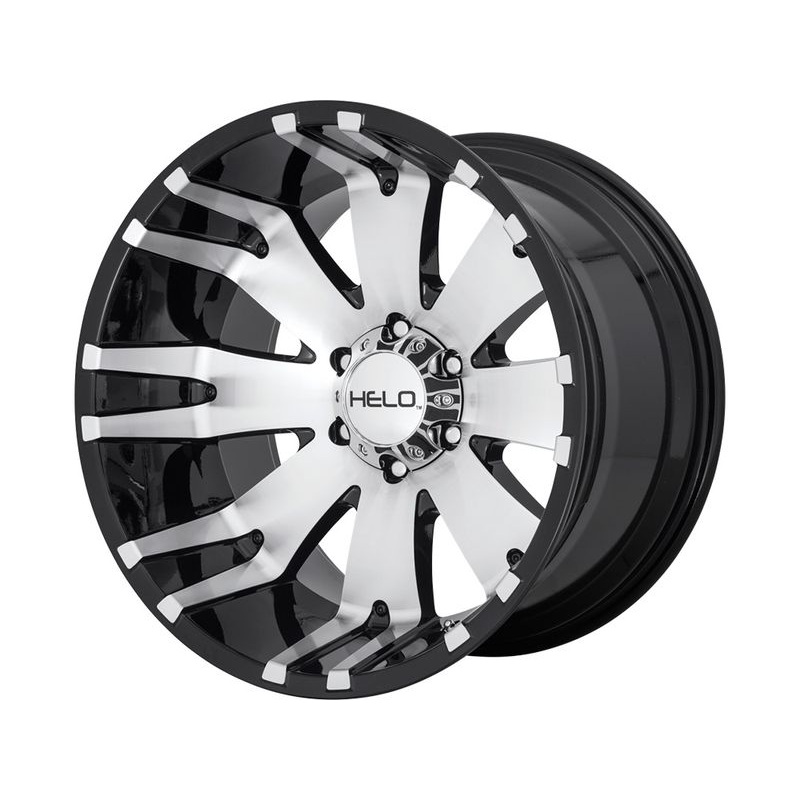 Helo Machined Gloss Black HE917 Wheels | RealTruck