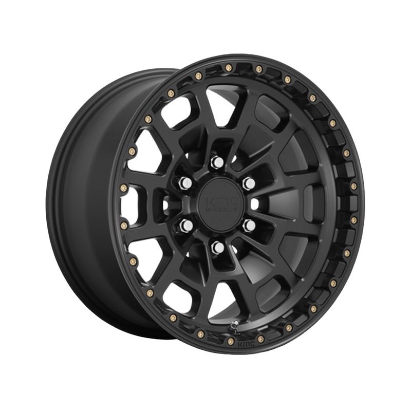 KMC Matte Black KM718 Summit Wheels | RealTruck