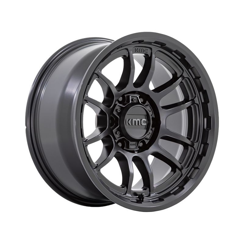 KMC Matte Black KM727 Wrath Wheels | RealTruck