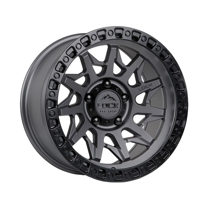 Lock Off-Road Grey Lunatic Wheels | RealTruck