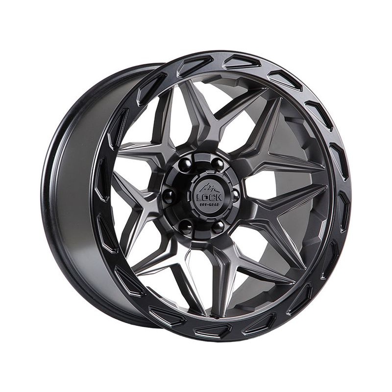 Lock Off-Road Grey Matrix Wheels | RealTruck