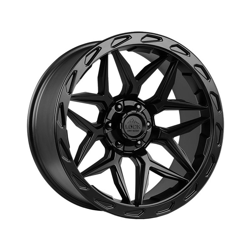 Lock Off-Road Matte Black Matrix Wheels | RealTruck