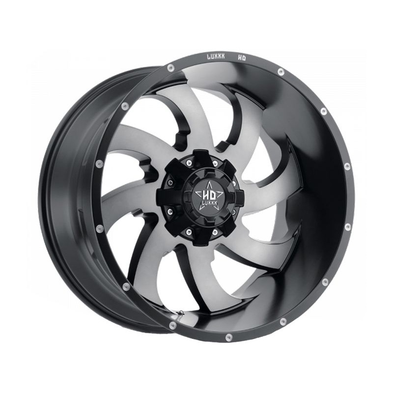 Luxxx HD Grey & Black LHD12 Wheels | RealTruck
