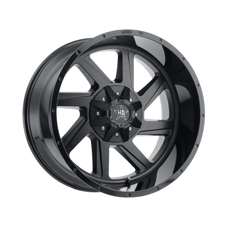 Luxxx HD Matte & Gloss Black LHD14 Wheels | RealTruck