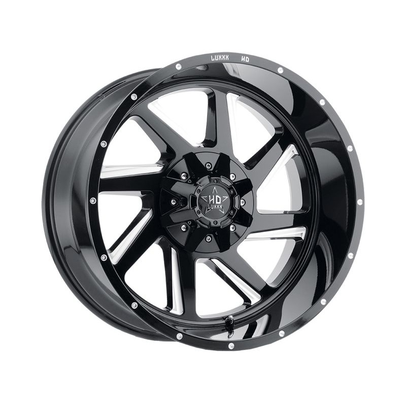 Luxxx HD Milled Gloss Black LHD14 Wheels | RealTruck