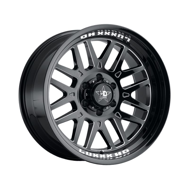 Luxxx HD Milled Gloss Black LHD20 Wheels | RealTruck