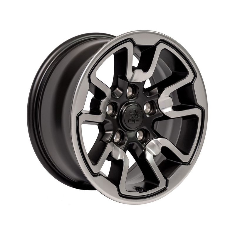 OE Polished & Matte Black DG55 Wheels | RealTruck