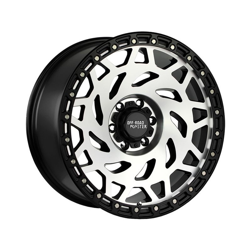 Off-Road Monster Machined Gloss Black M50 Wheels | RealTruck