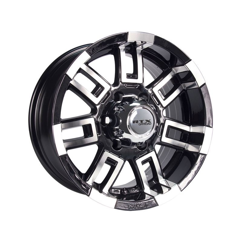 RTX Off-Road Machined Gloss Black Crush Wheels | RealTruck
