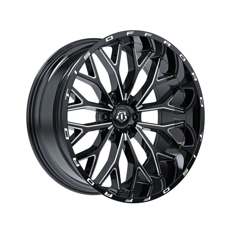 TIS Milled Gloss Black 565 Wheels | RealTruck