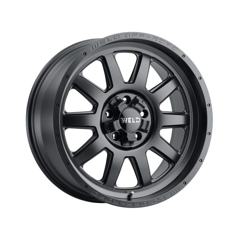 Weld Off-Road Matte Black Stealth Wheels | RealTruck