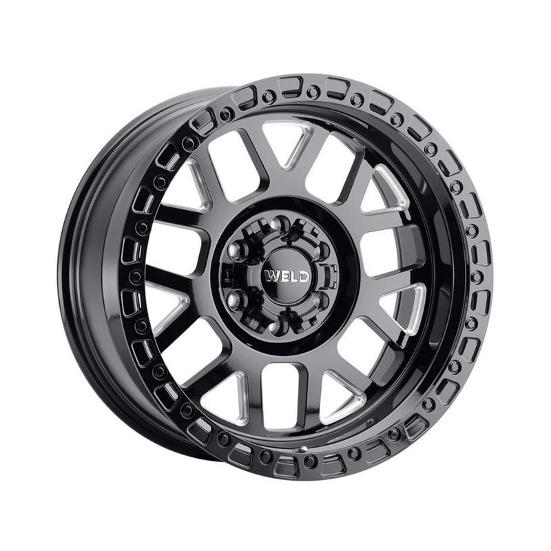 Weld Off-Road Milled Gloss Black Cinch Wheels | RealTruck