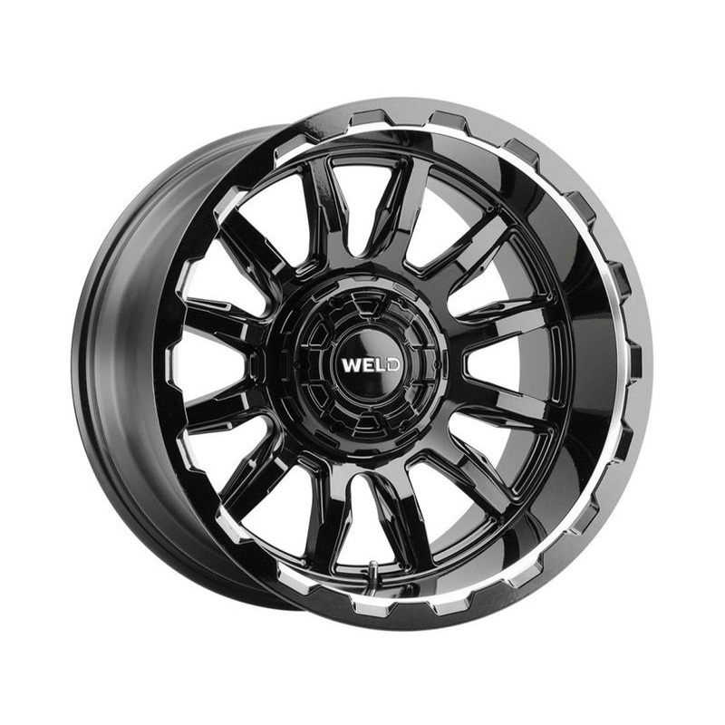 Weld Off-Road Milled Gloss Black Gauntlet Wheels | RealTruck