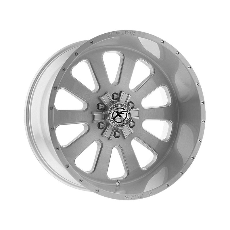 XF Flow Offroad Brushed XFX-302 Wheels | RealTruck