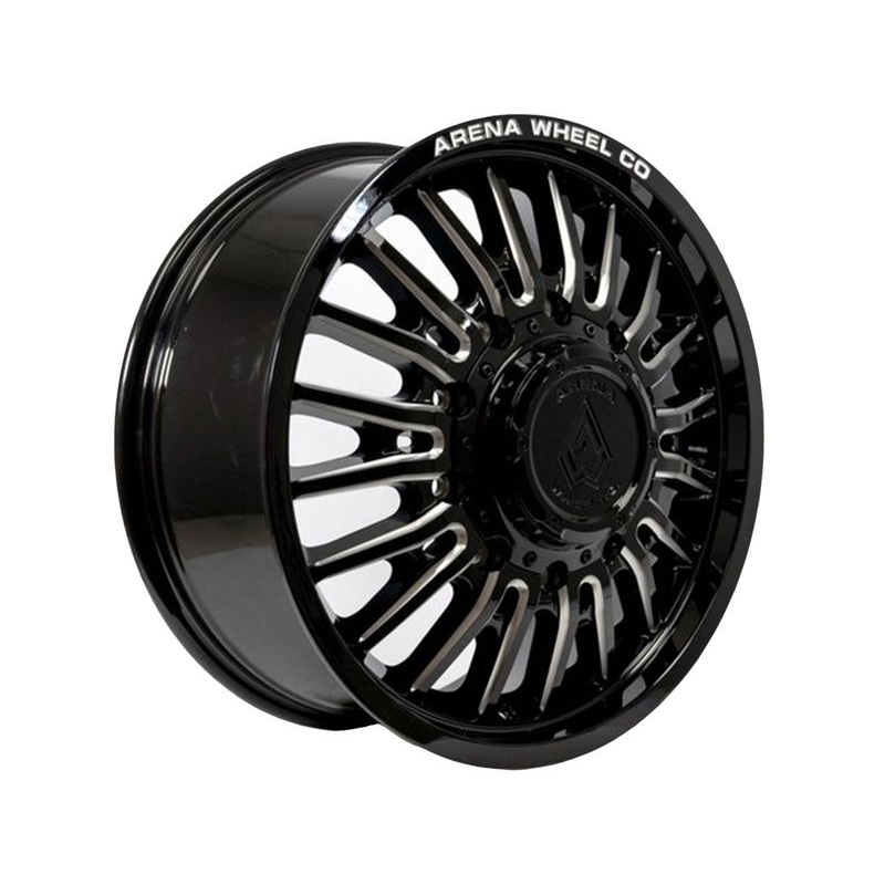 Arena Milled Gloss Black Thunder Dually Wheels | RealTruck