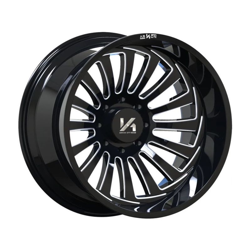 Arkon Off-Road Milled Gloss Black Alexander Wheels | RealTruck