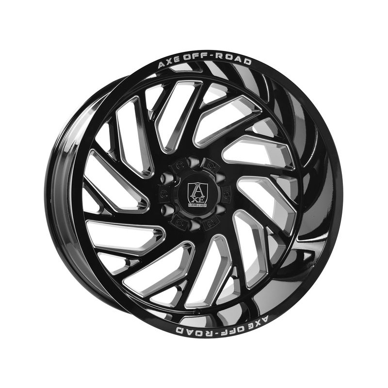 Axe Offroad Milled Gloss Black Zeus Wheels | RealTruck