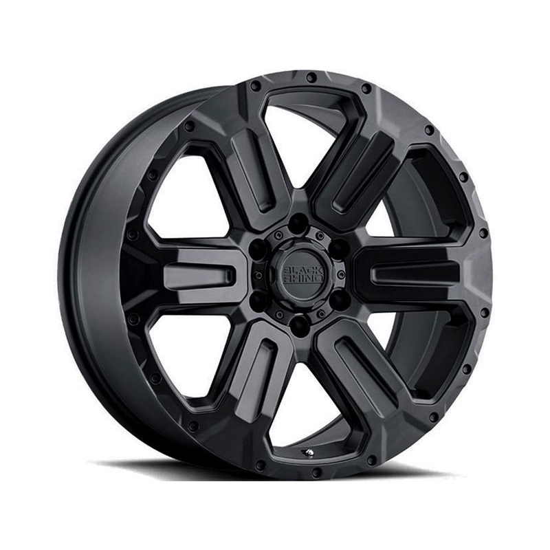 Black Rhino Matte Black Wanaka Wheels | RealTruck