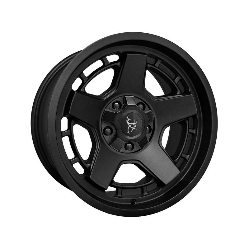 Buck Commander Matte Black Atlas Wheels | RealTruck