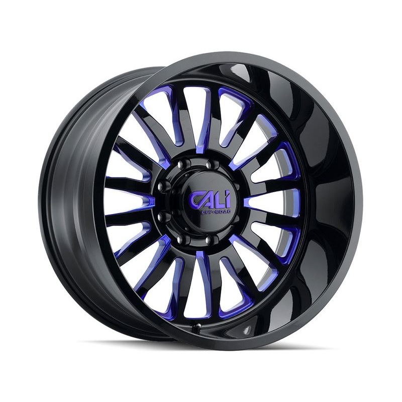 Cali Offroad Black & Blue Summit Wheels | RealTruck