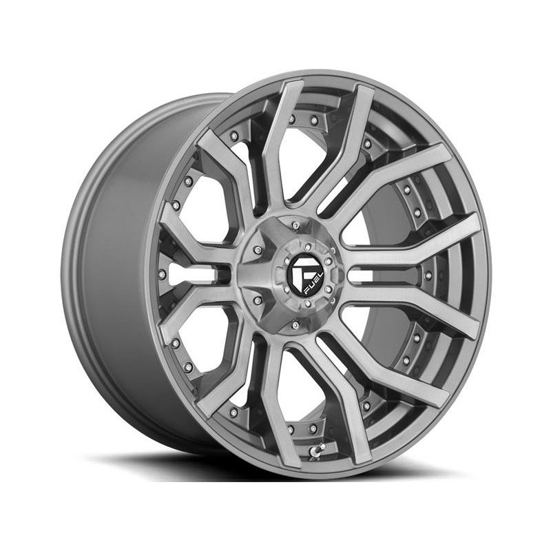 Fuel Brushed Gunmetal Rage Wheels | RealTruck
