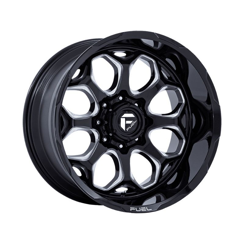 Fuel Milled Gloss Black Scepter Wheels | RealTruck