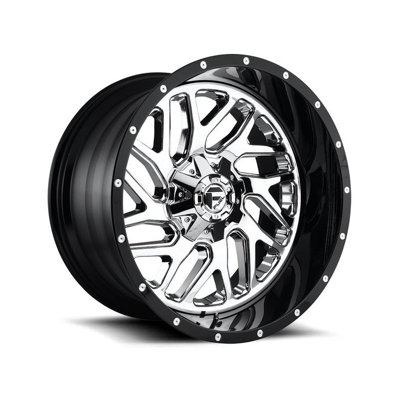 Fuel Two-Piece Chrome & Black Triton Wheels | RealTruck