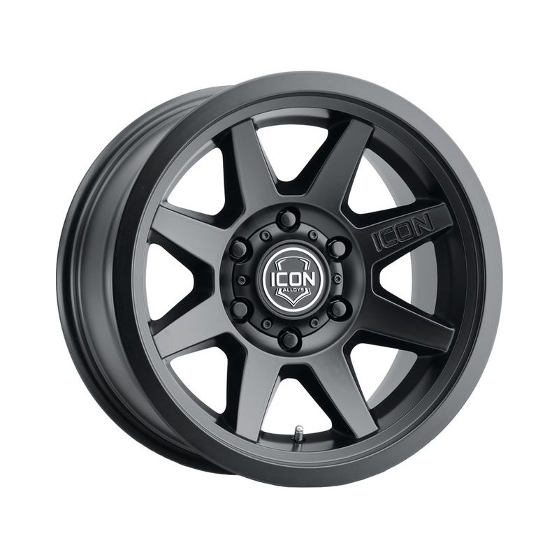 Icon Matte Black Rebound SLX Wheels | RealTruck