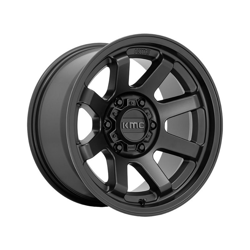 KMC Matte Black KM723 Trail Wheels | RealTruck