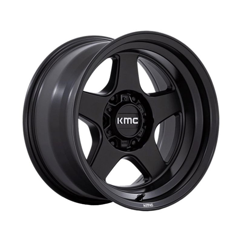 KMC Matte Black KM728 Lobo Wheels | RealTruck