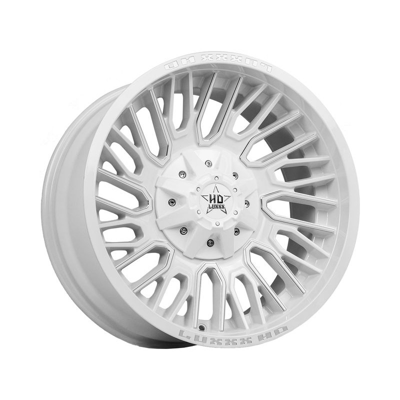 Luxxx HD Milled White LHD28 Wheels | RealTruck