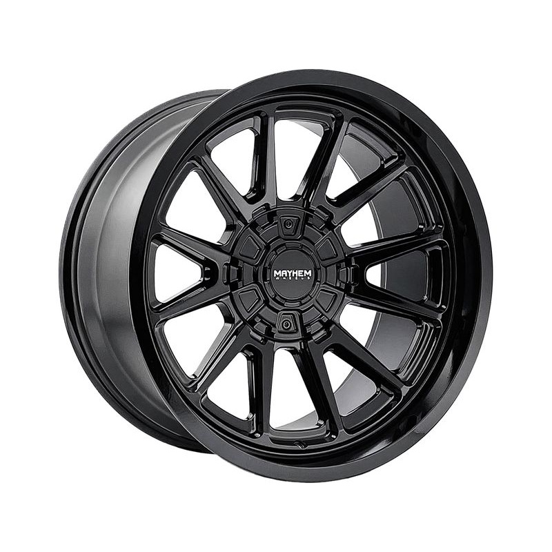 Mayhem Gloss Black Intrepid Wheels | RealTruck