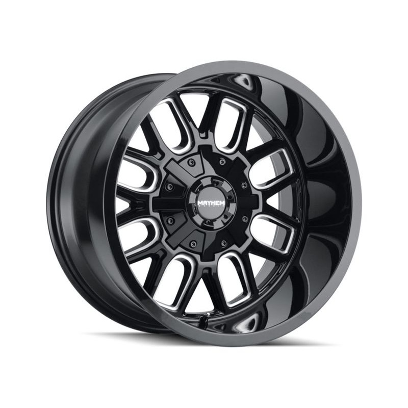 Mayhem Gloss Black Milled Cogent Wheels | RealTruck