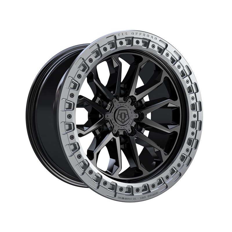 TIS Matte Black & Grey 556 Wheels | RealTruck