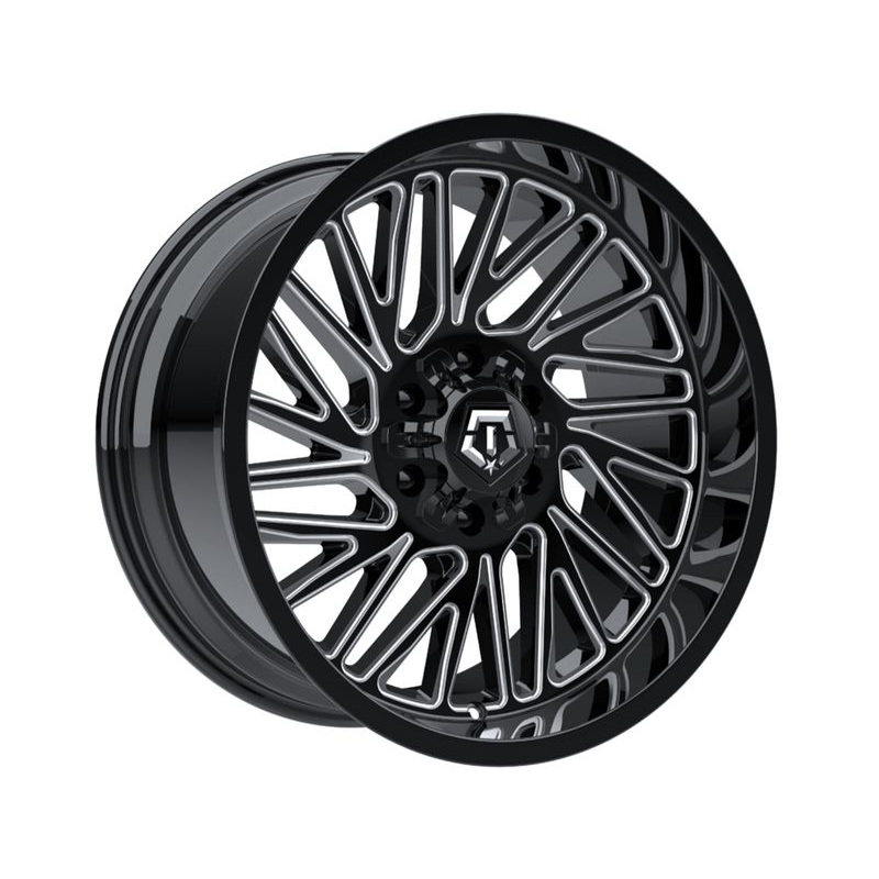 TIS Milled Gloss Black 553 Wheels | RealTruck
