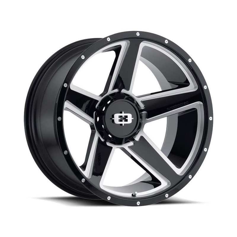 Vision Milled Gloss Black Empire Wheels | RealTruck