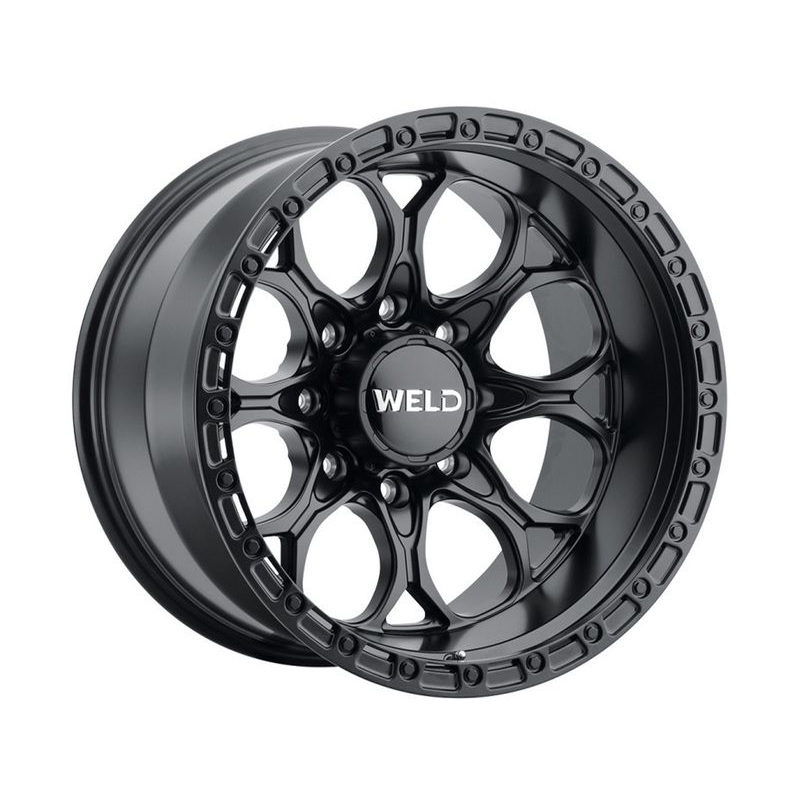 Weld Off-Road Matte Black Ledge Eight Wheels | RealTruck