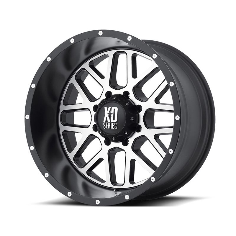 XD Series Machined Matte Black XD820 Grenade Wheels | RealTruck