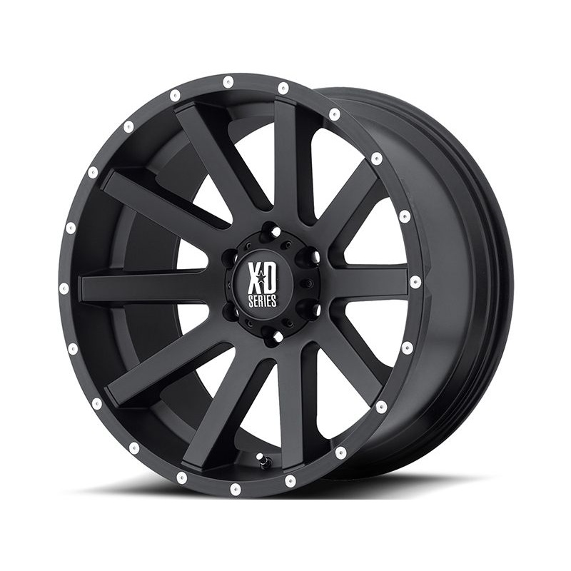 XD Series Matte Black XD818 Heist Wheels | RealTruck