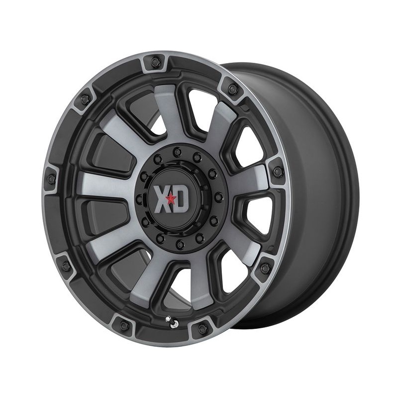 XD Series Tinted Black XD852 Gauntlet Wheels | RealTruck