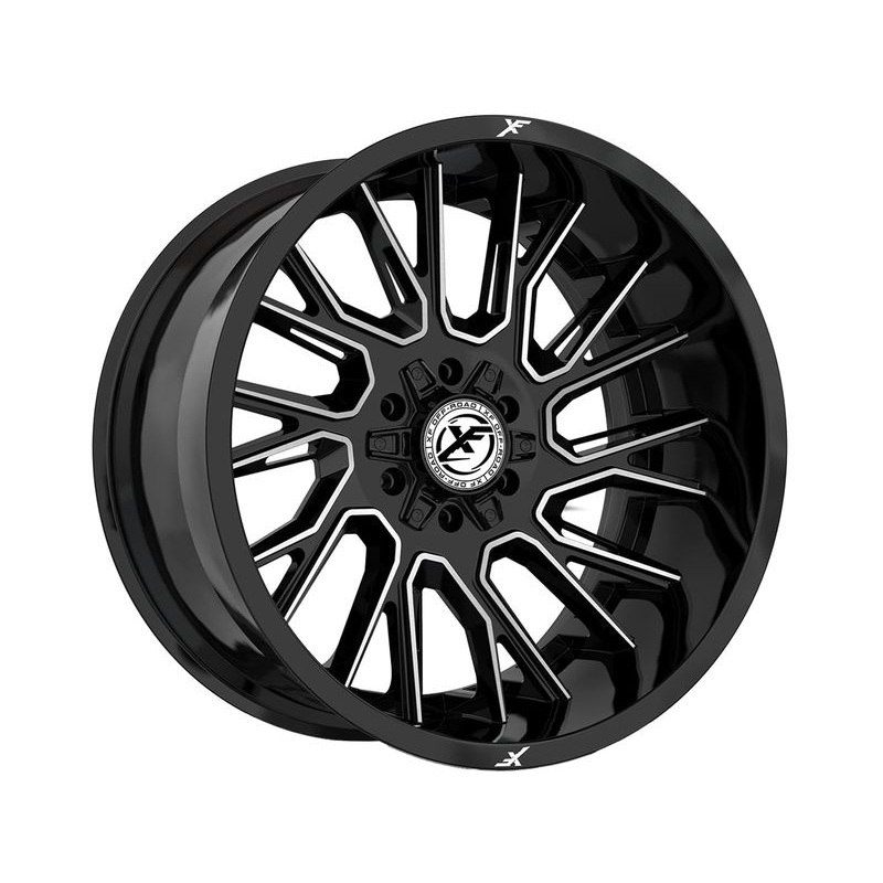 XF Offroad Milled Gloss Black XF-230 Wheels | RealTruck
