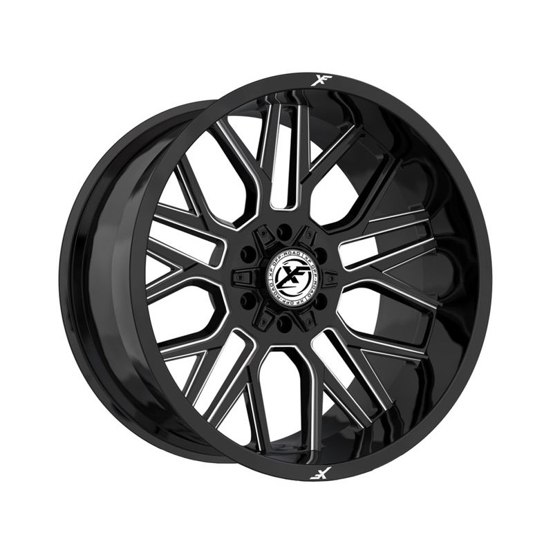 XF Offroad Milled Gloss Black XF-235 Wheels | RealTruck